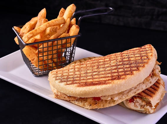 Chicken Bruschetta Panini.