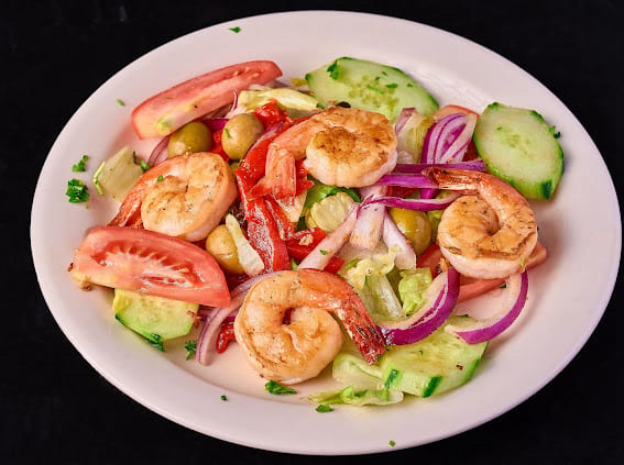 Grilled Shrimp Salad.