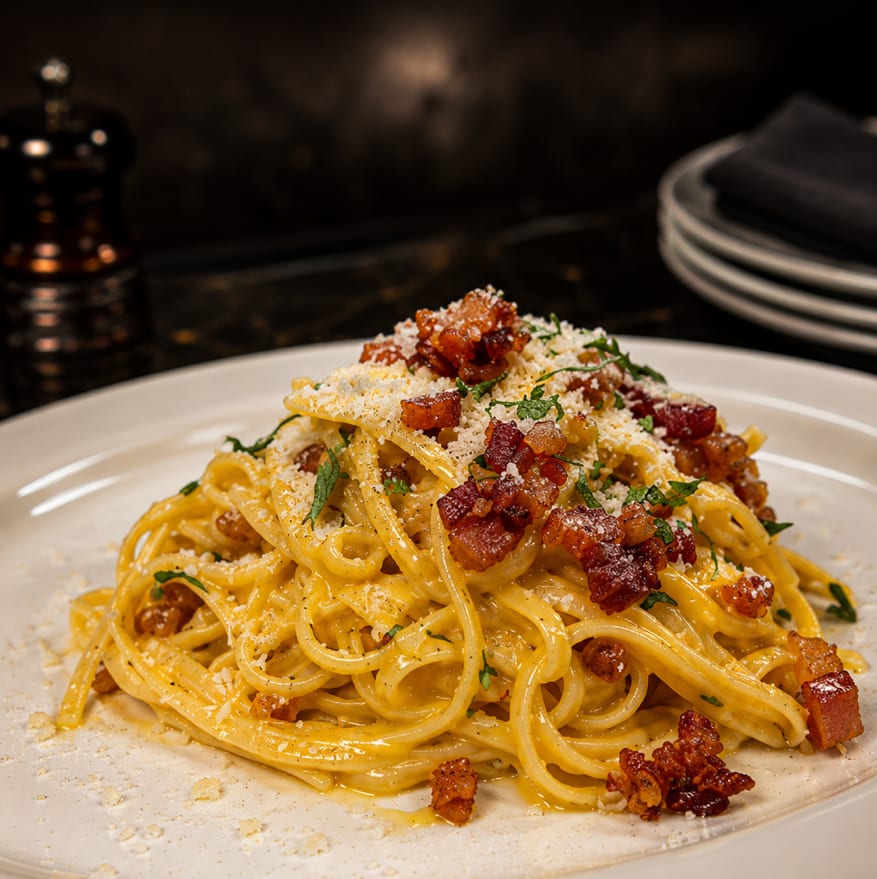 Angel Hair Carbonara.